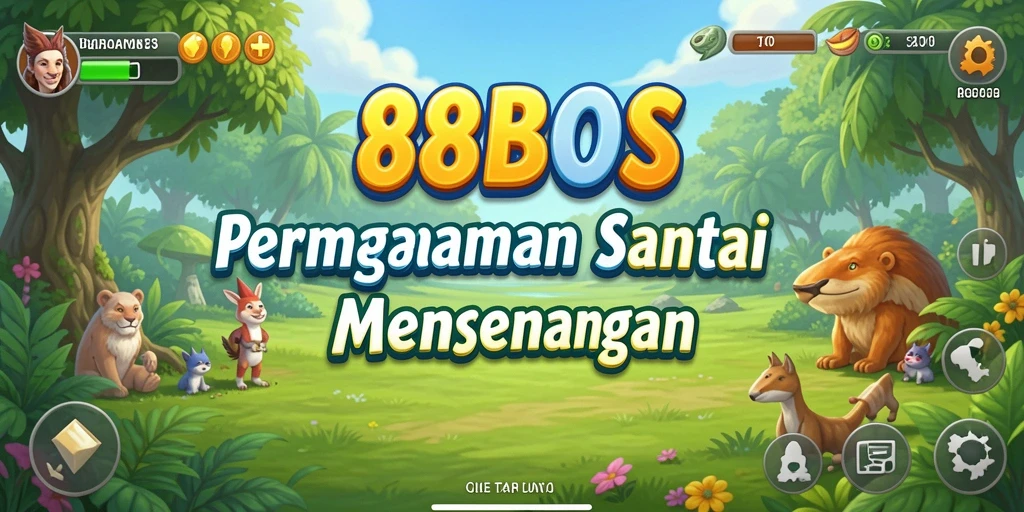 Tampilan utama gameplay Casual 88BOS dengan berbagai tantangan.