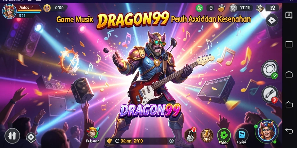 Tampilan gameplay DRAGON99 yang seru dan penuh warna.