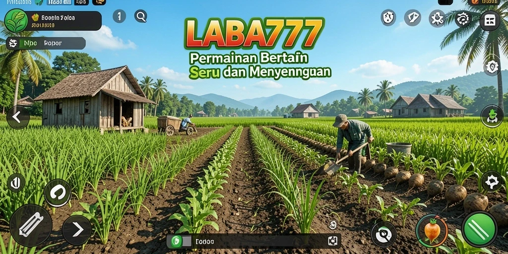 Tangkapan layar LABA777 menampilkan aksi bertani yang seru dan penuh warna.