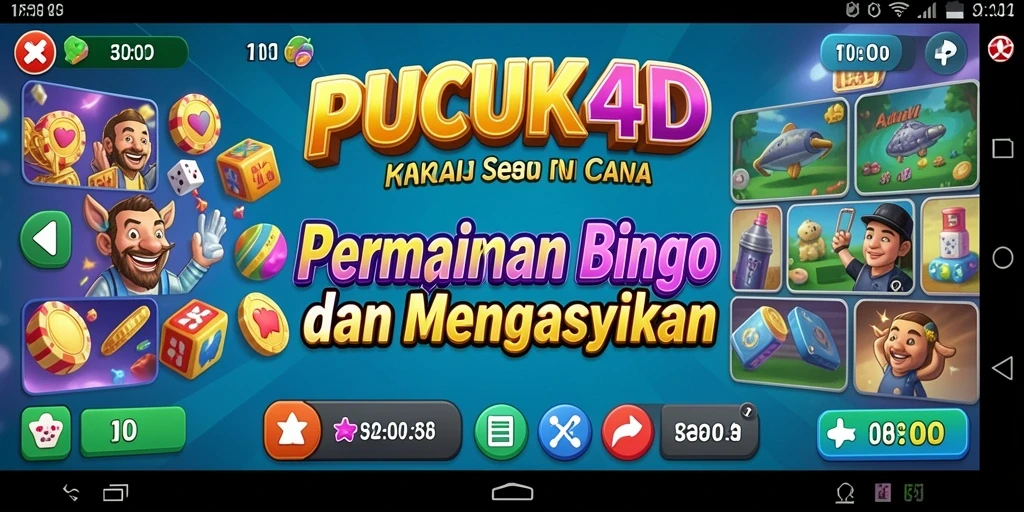Tampilan gameplay seru dan menarik dari PUCUK4D.