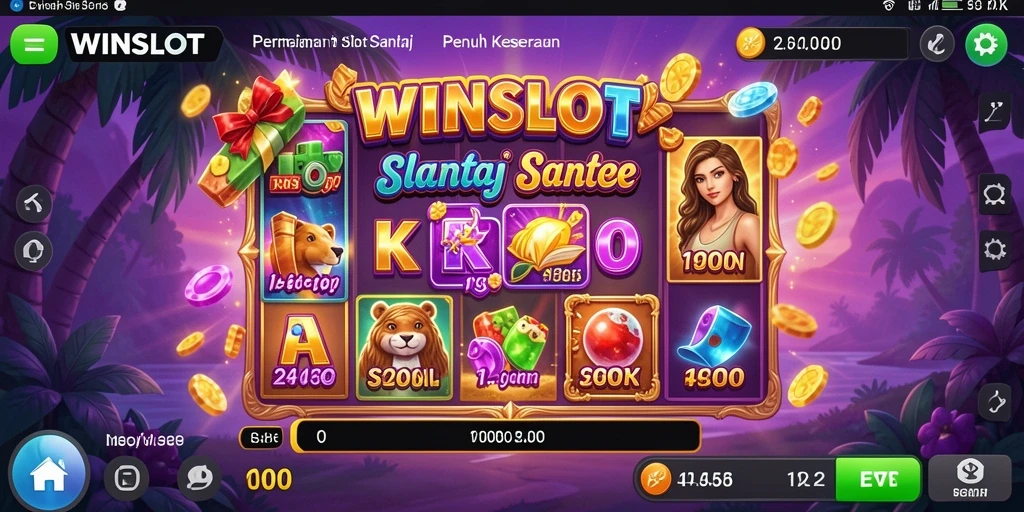 Tampilan gameplay WINSLOT yang menarik dengan banyak pilihan slot.